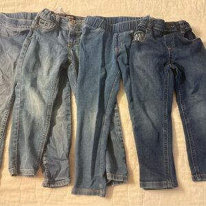 Christmas sale! Girls Blue Skinny Jeans Set